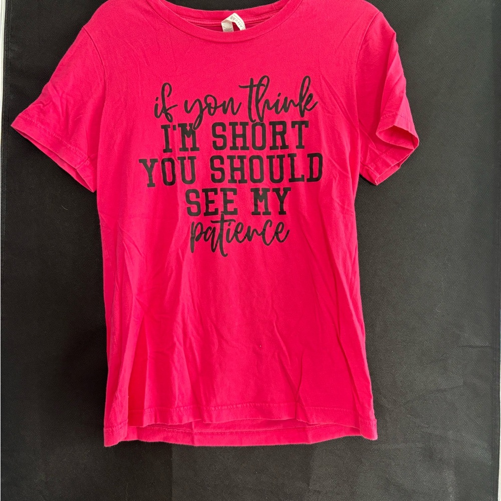 Bella Canvas Hot Pink Graphic Tee